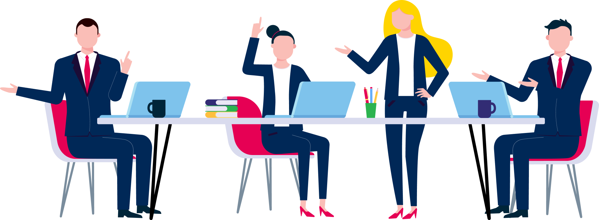 Business Meeting Illustration